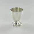 Plain Silver-Plated Egg Cup - Silver metal egg cups