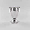 Plain Silver-Plated Egg Cup - Silver metal egg cups